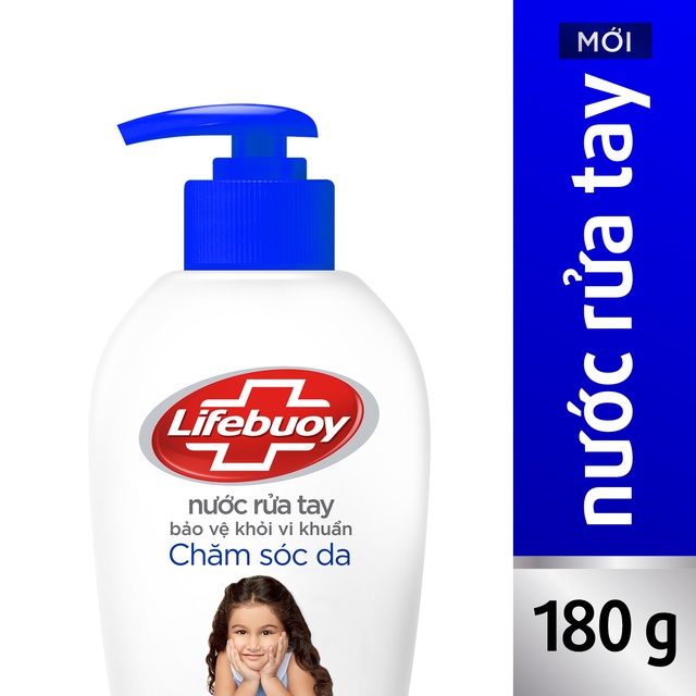 Nước rửa tay Lifebuoy chai 180g(5 màu lựa chọn)