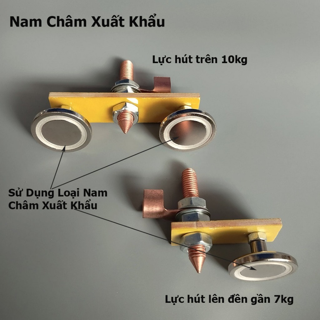 Kẹp mát nam châm máy hàn hút cực mạnh salee