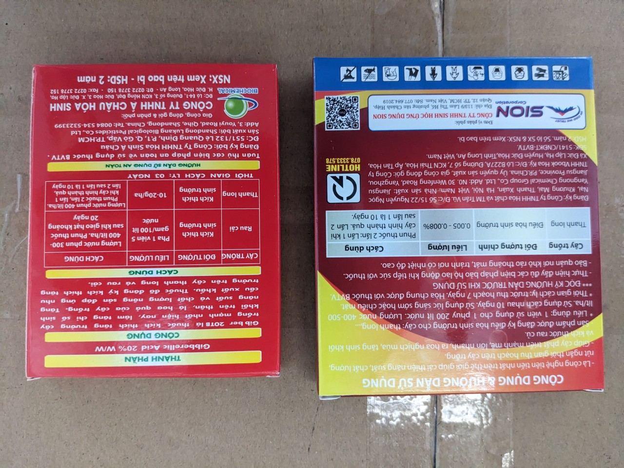 GA3 Phân bón kích thích sinh trưởng Gibber 20% 10gr