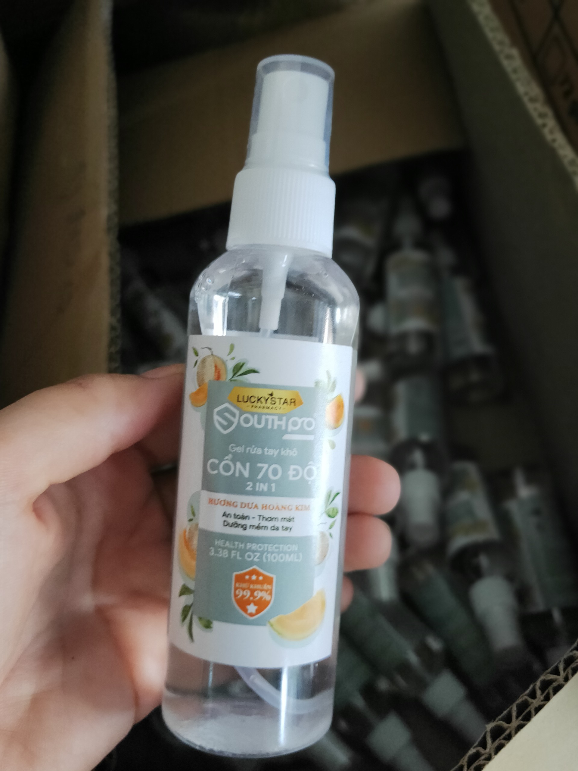 Gel rửa tay khô (dạng xịt) 100ml