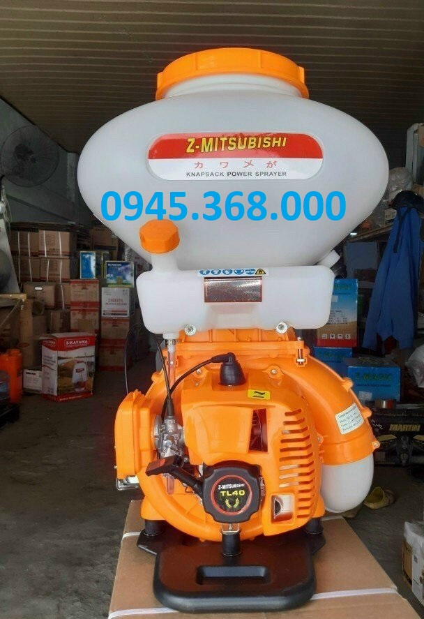 Máy xạ phân phun vôi phun hạt z-mitsubishi hkd 26l