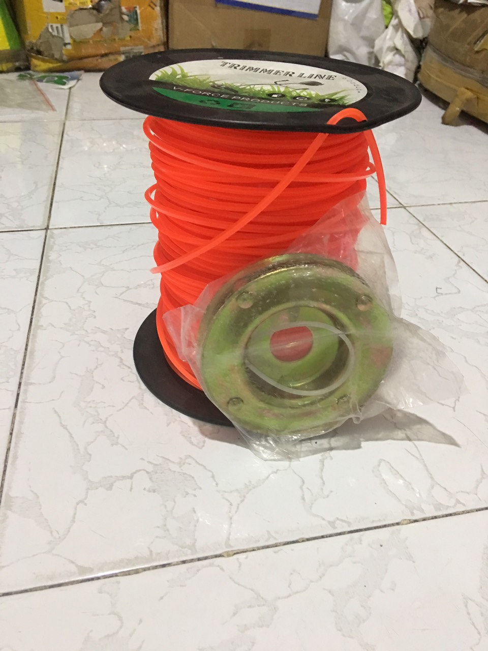 COMBO Ổ CƯỚC + CƯỚC PHÁT CỎ 5M CAM th p tốt xi ken kh ng rỉ 4 chấu m p cong n n ko g y đứt cước Outdoor & Garden