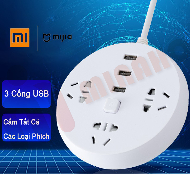 Ổ Cắm Điện Đa Năng Có Cổng USB Minaho