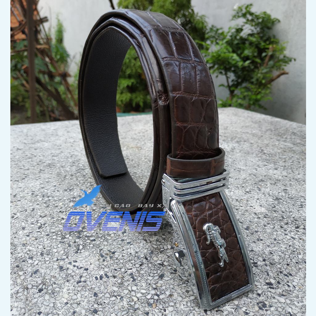 [FREE SHIP] Dây nịt da cá sấu. Da thật đẹp bền đẳng cấp