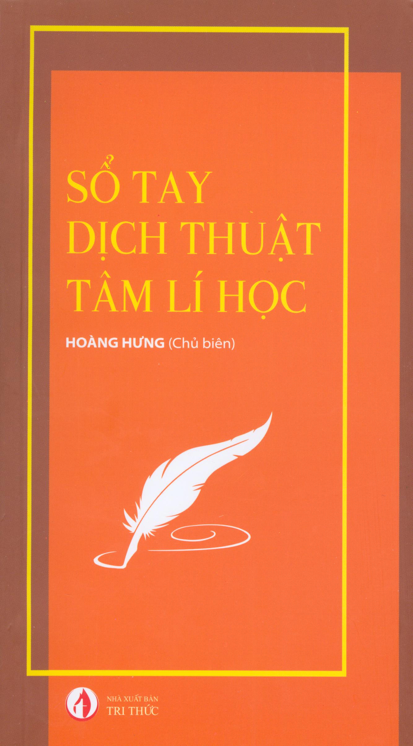 Sổ Tay Dịch Thuật Tâm Lí Học