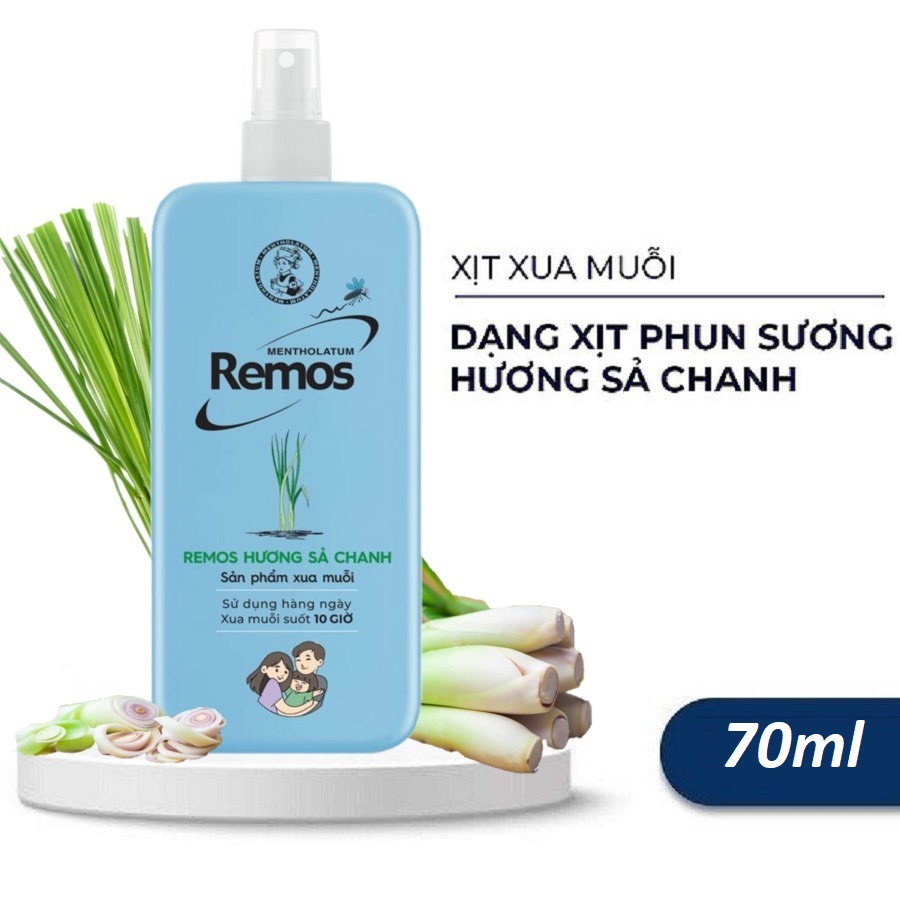 XỊT CHỐNG MUỖI, CÔN TRÙNG ĐỐT- REMOS 60ml