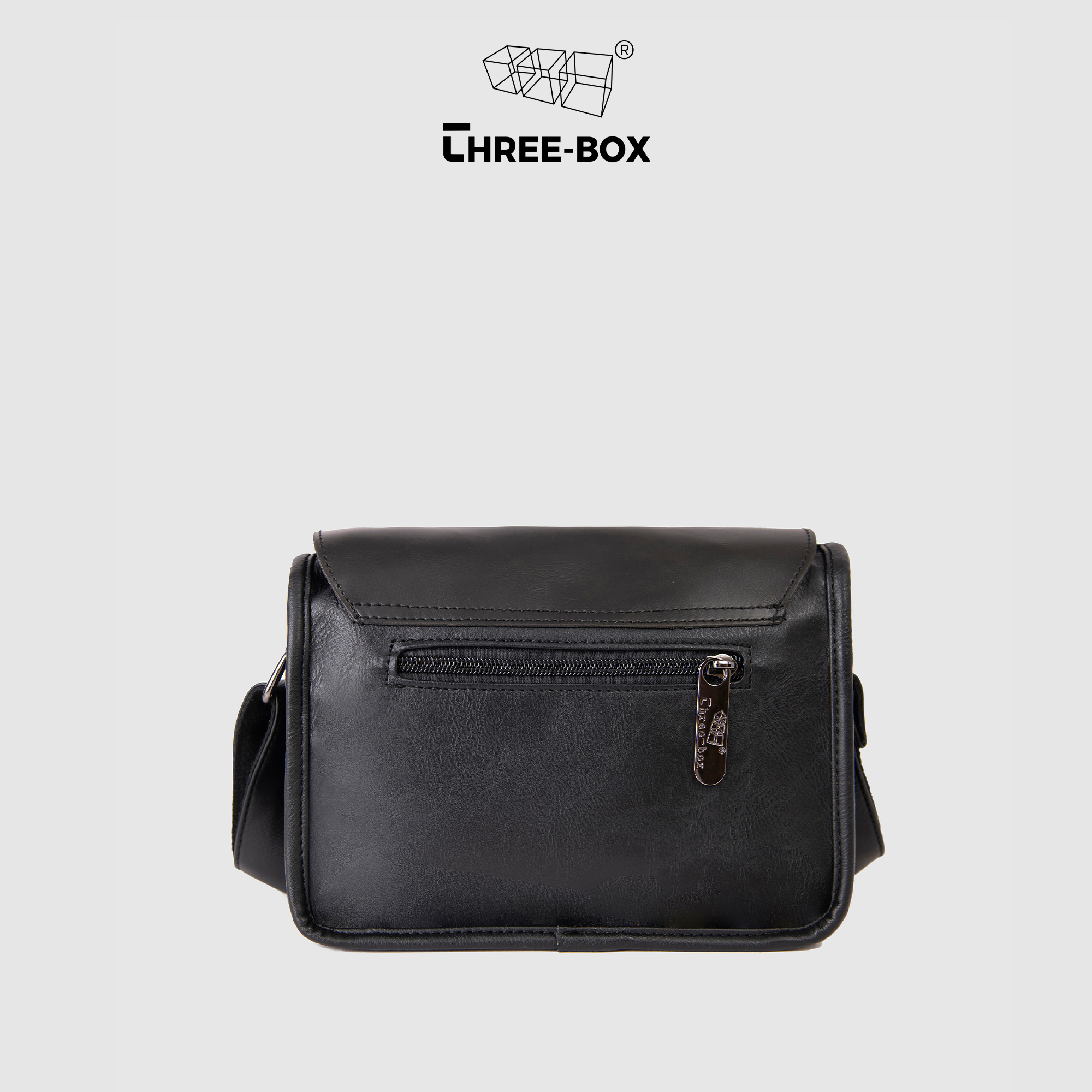 Túi quai chéo da thương hiệu Three-Box - MS3440