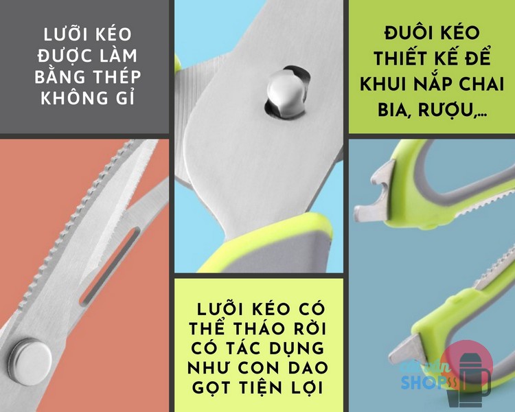 Kéo Nhà Bếp Lock&Lock LOR131 (22.8cm)