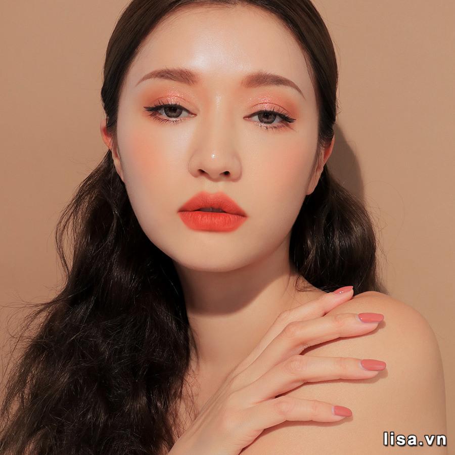 Son kem mịn lì 3CE Cloud Lip Tint, cam kết hàng chuẩn chính hãng, màu immanence, macaron red, live a little, needful, peach tease, blossom day, active lady