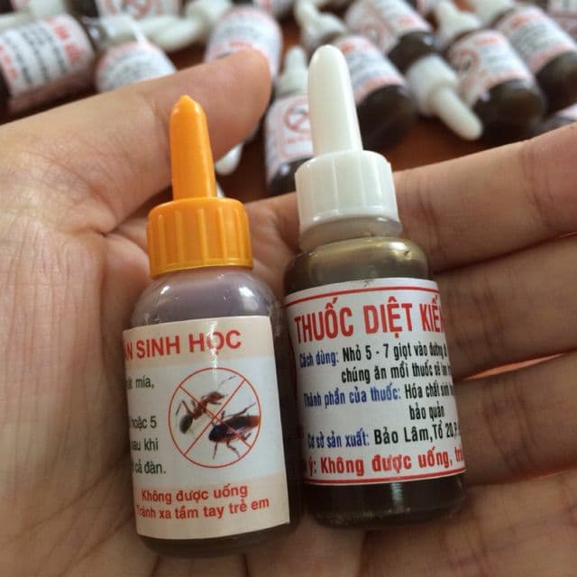 Combo 10 Thuốc Diệt Kiến Mối Gián sinh học 10ml Diệt Sạch tận Gốc Kiến Dán An toàn Thân Thiện với môi trường