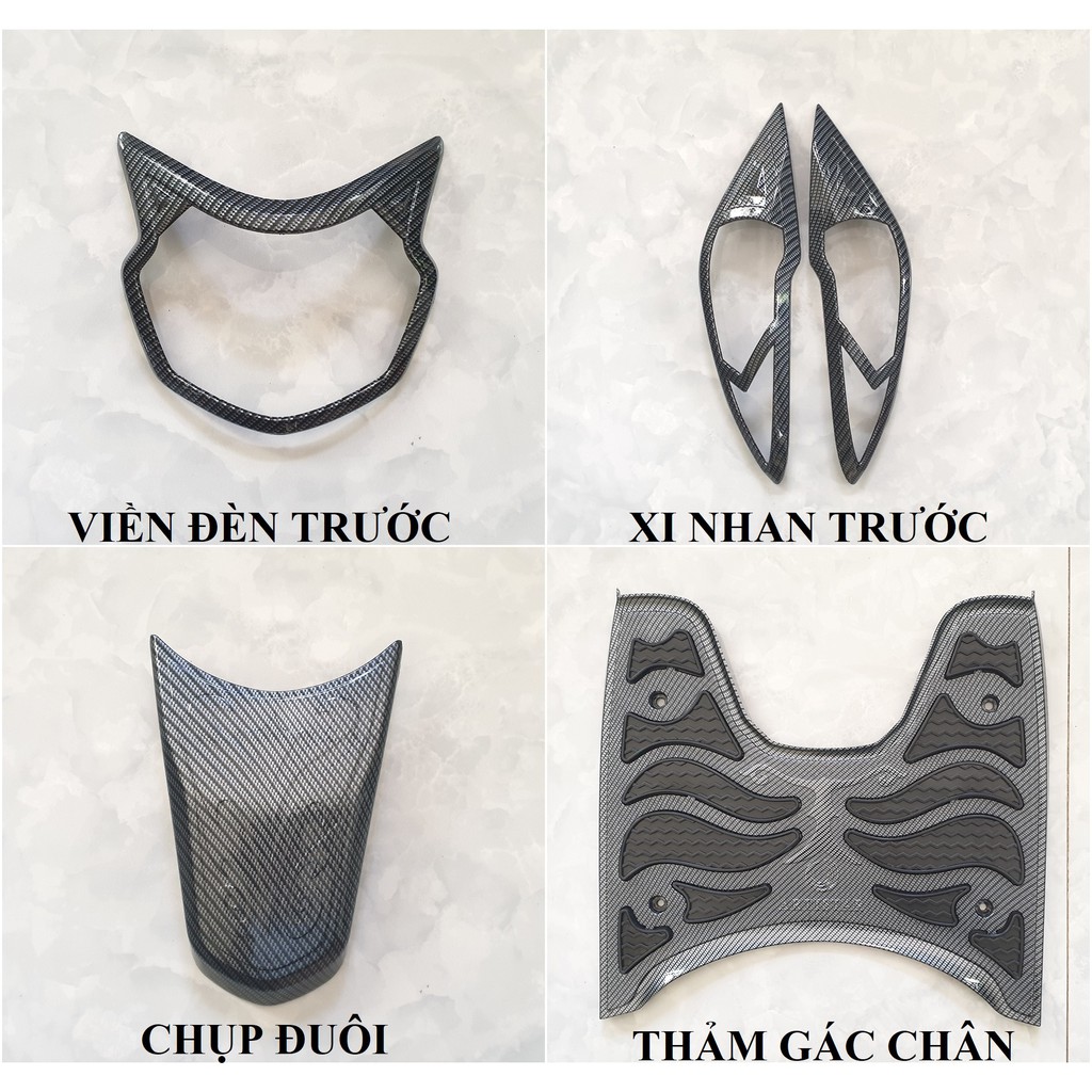 [Vision 2021-2025] Ốp trang trí xe Vision 2021-2025 Carbon Artistar