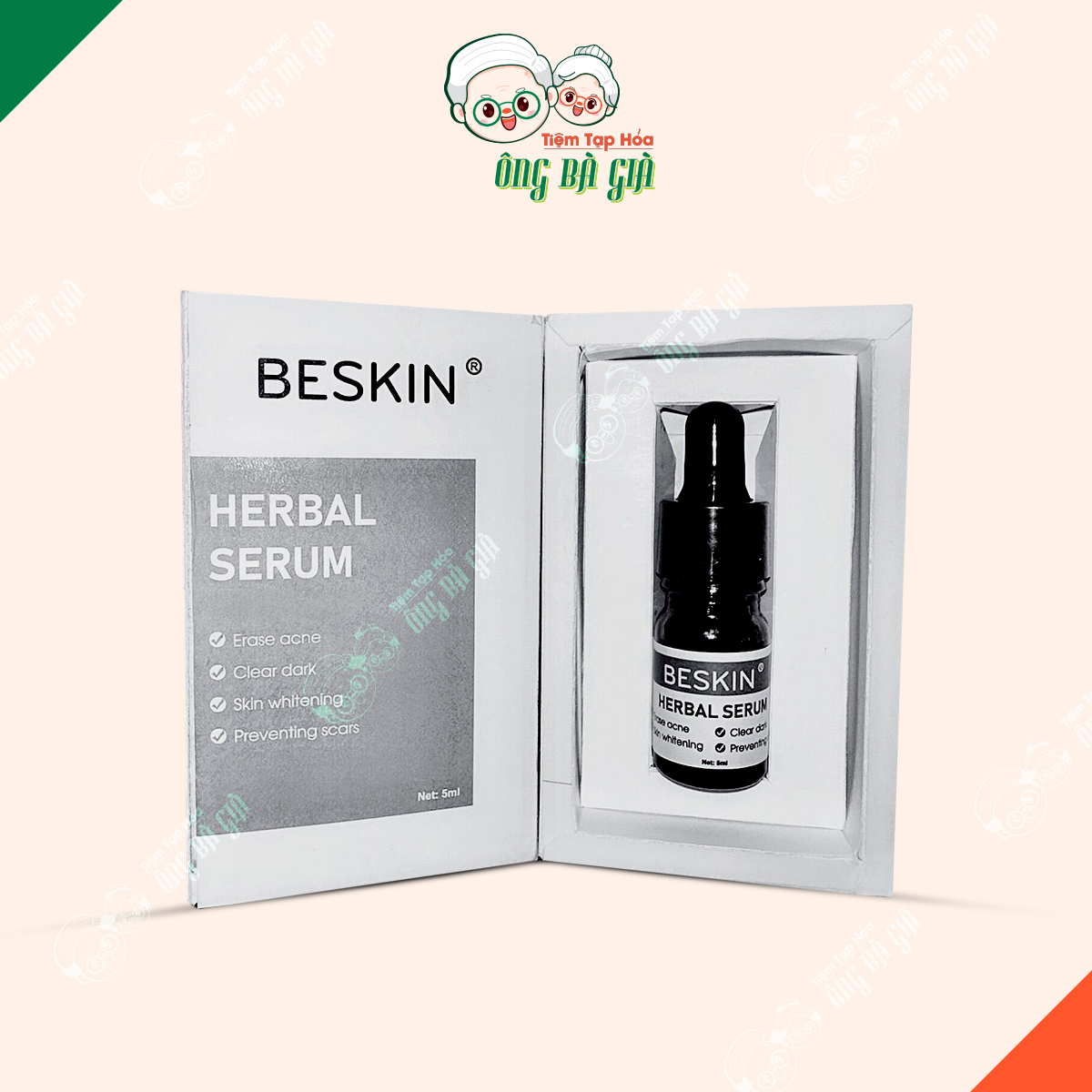 Serum mụn Beskin Herbal Serum | BESKIN | 5ml