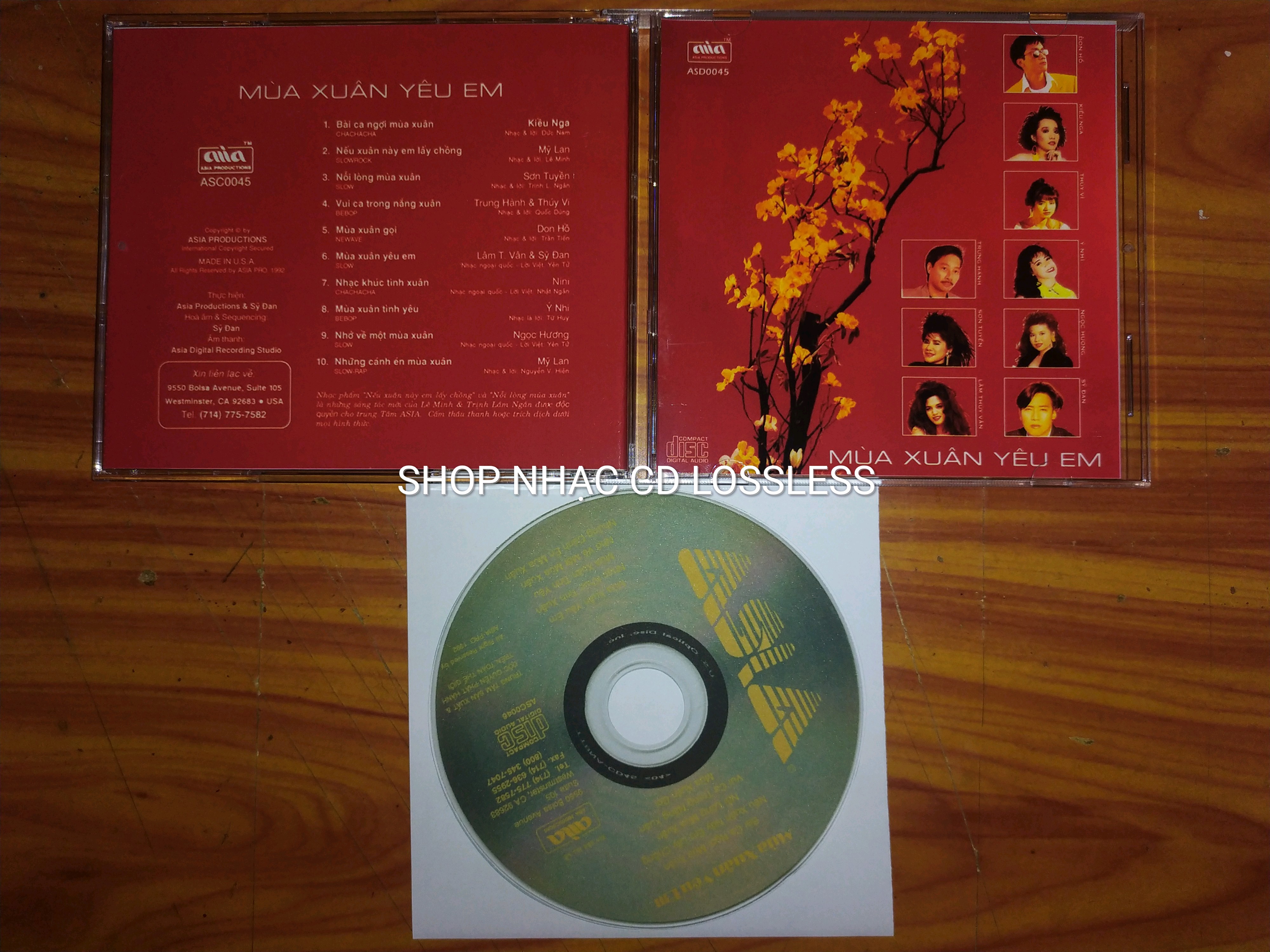 Đĩa 8CD nhạc vàng hải ngoại