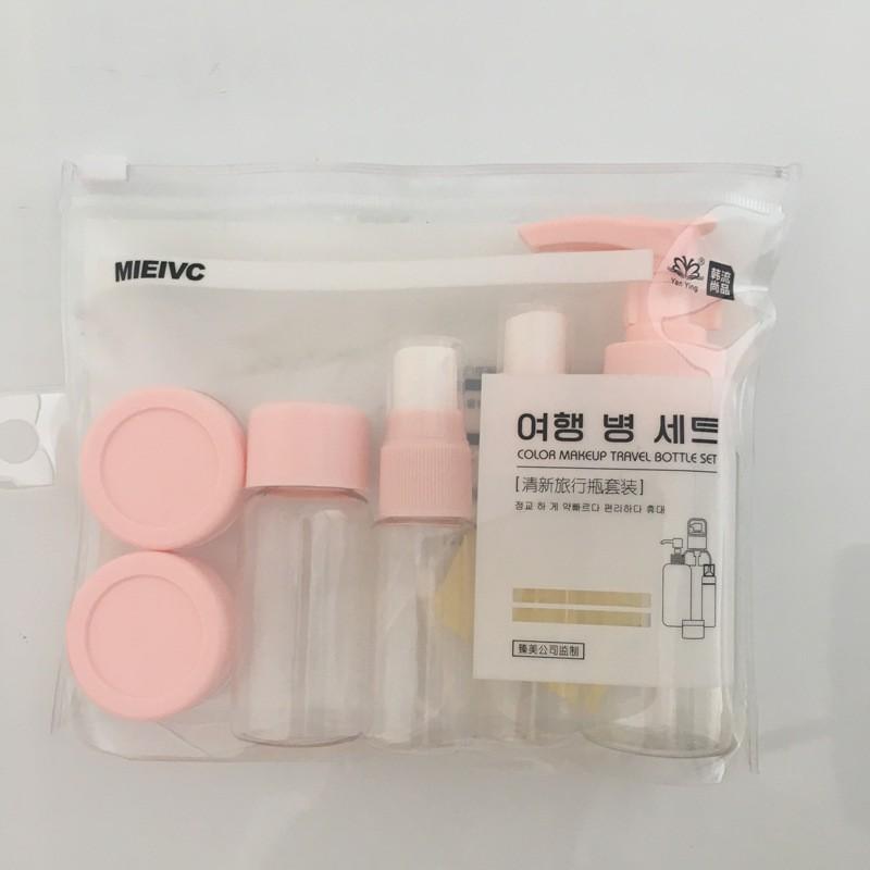 Bộ chiết mỹ phẩm Hàn Quốc 7 chi tiết