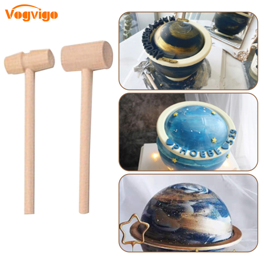 Mini Wooden Hammer Cake Wooden Hammer Chocolate Cake Tool Baking Tool
