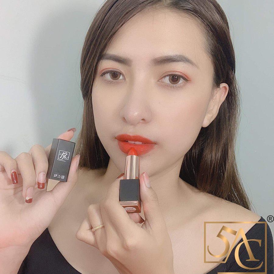 Son lì Hàn Quốc 5AC màu Đỏ Cam - Mã 105