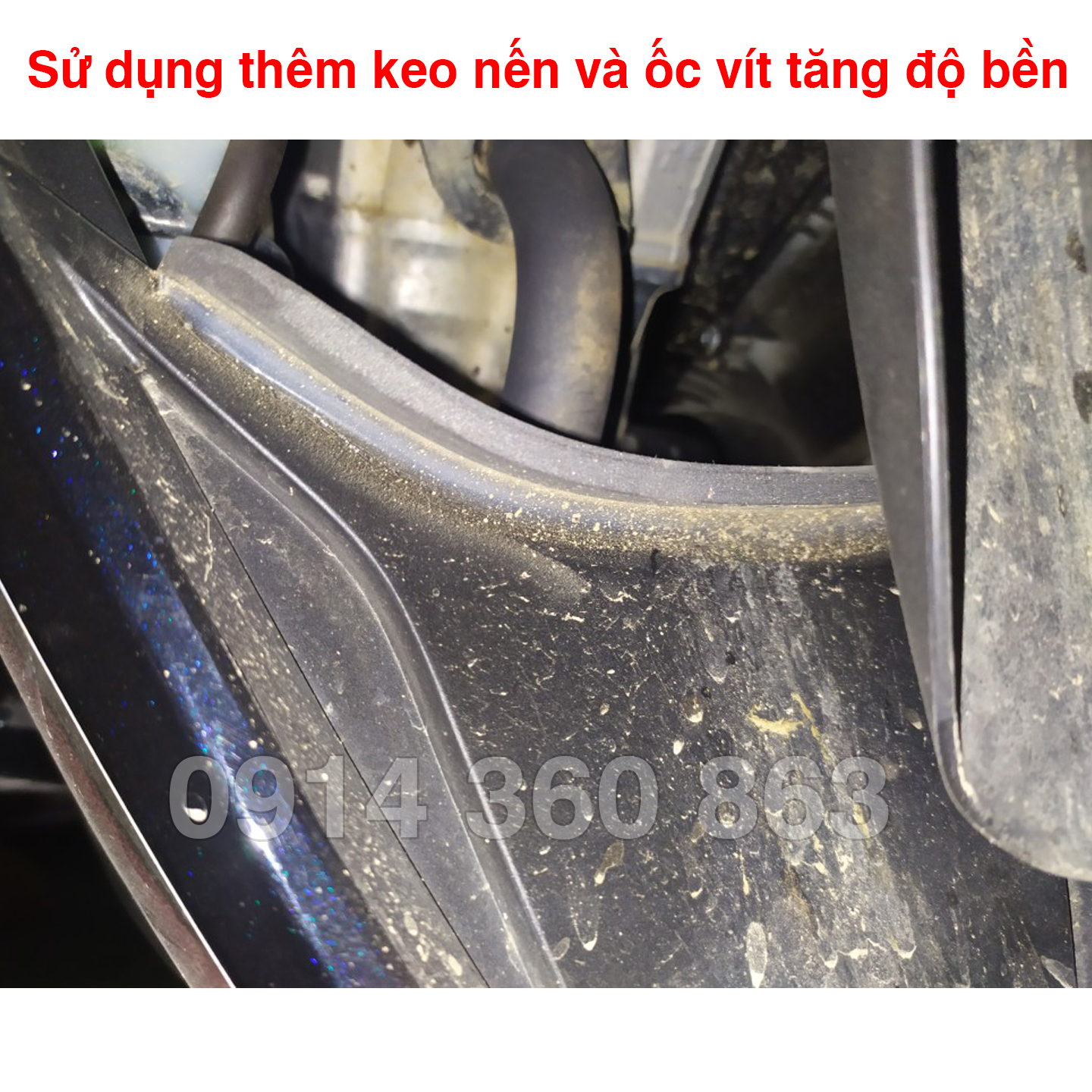 Miếng dán chắn bùn cổ pô Winner X
