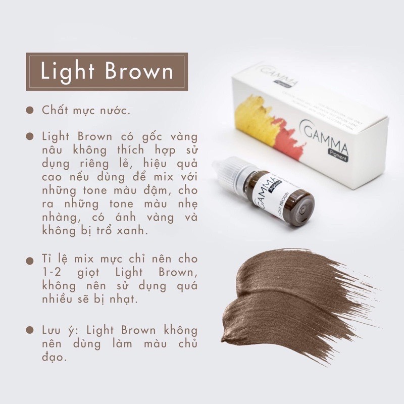 Mực Gamma mini 3,3ml, Fullsize 10ml
