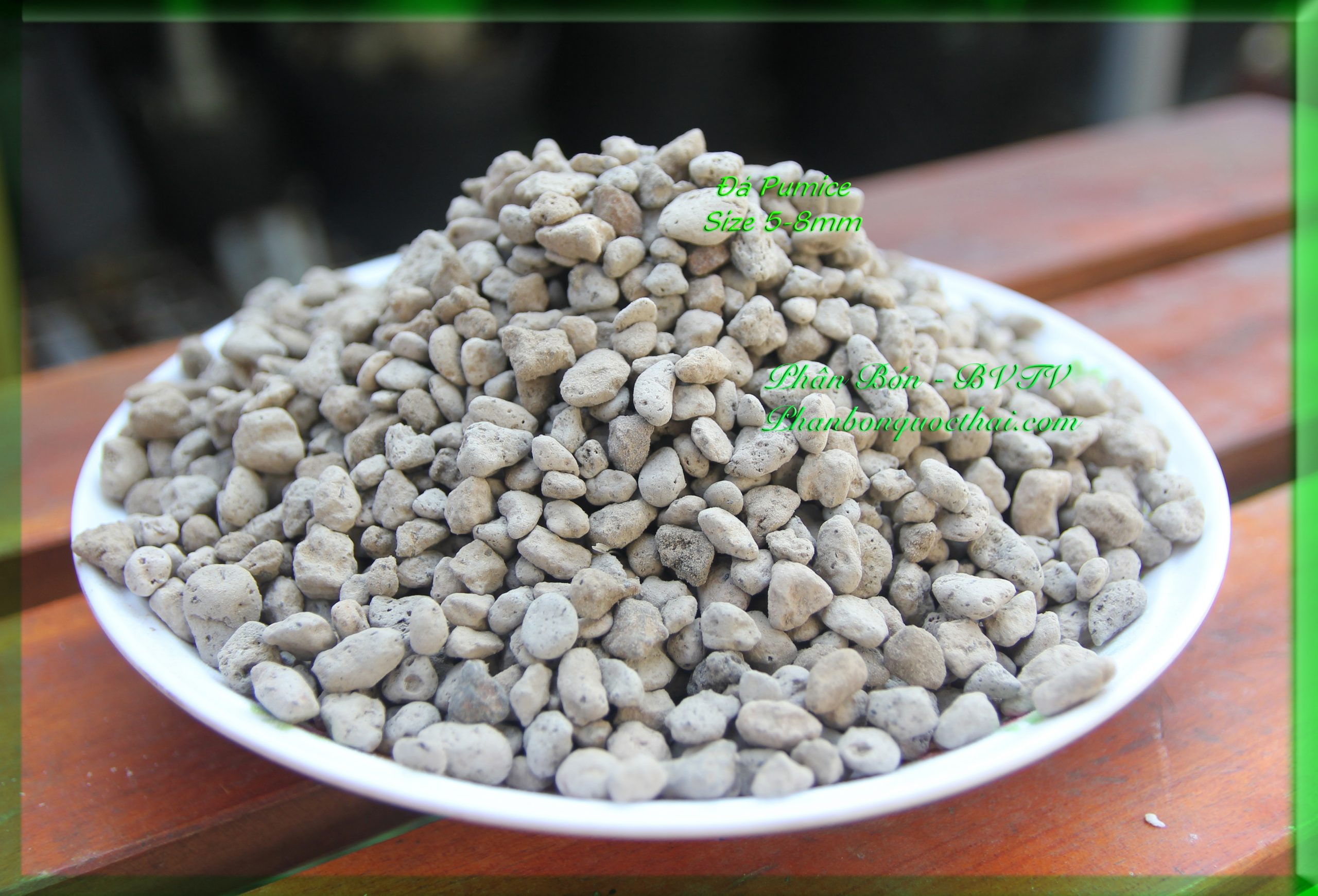 1kg Đá Bọt Pumice (đá lông vũ)Trồng Cây, Hoa Kiểng size 5-8mm