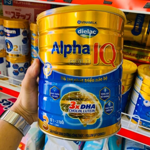 [Hoàn tiền 12%] Sữa Bột Dielac Alpha Gold IQ 3 1.4kg ( mẫu mới )