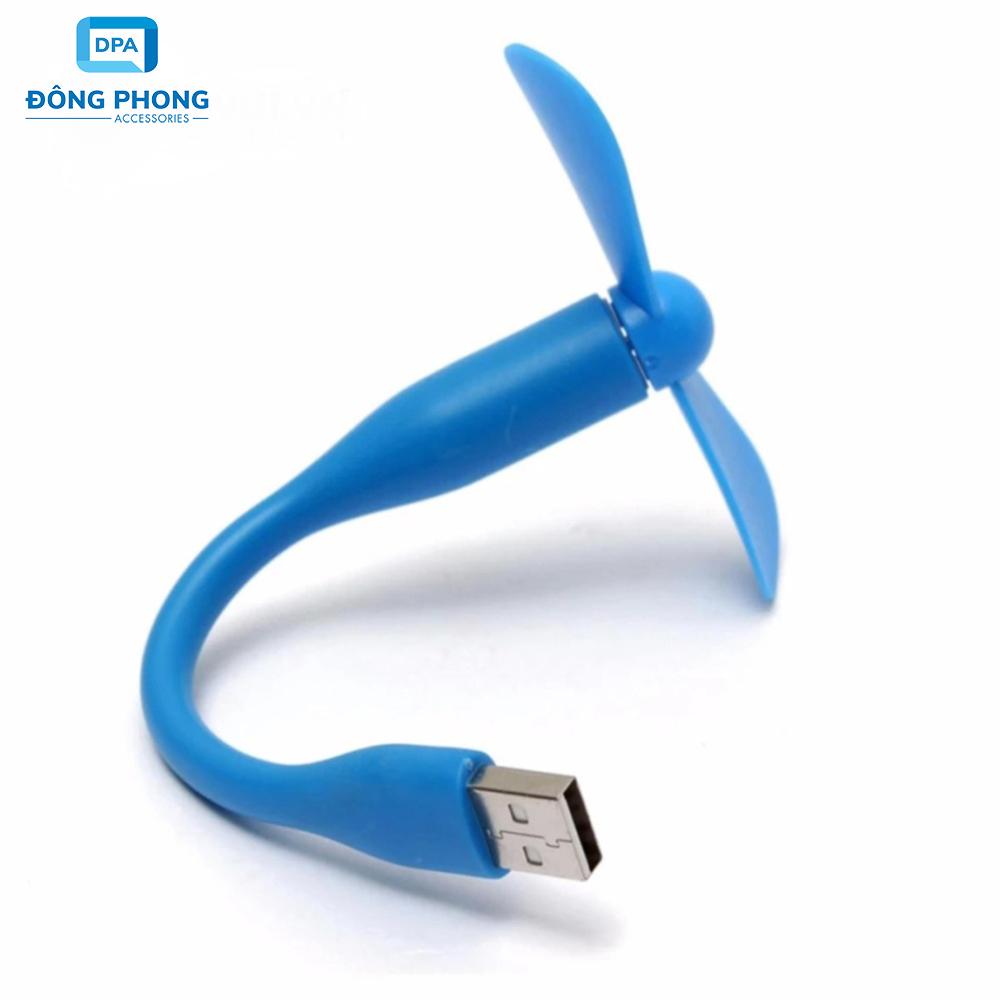 Quạt Mini Usb 2 Cánh Uốn Dẻo Cực Mát