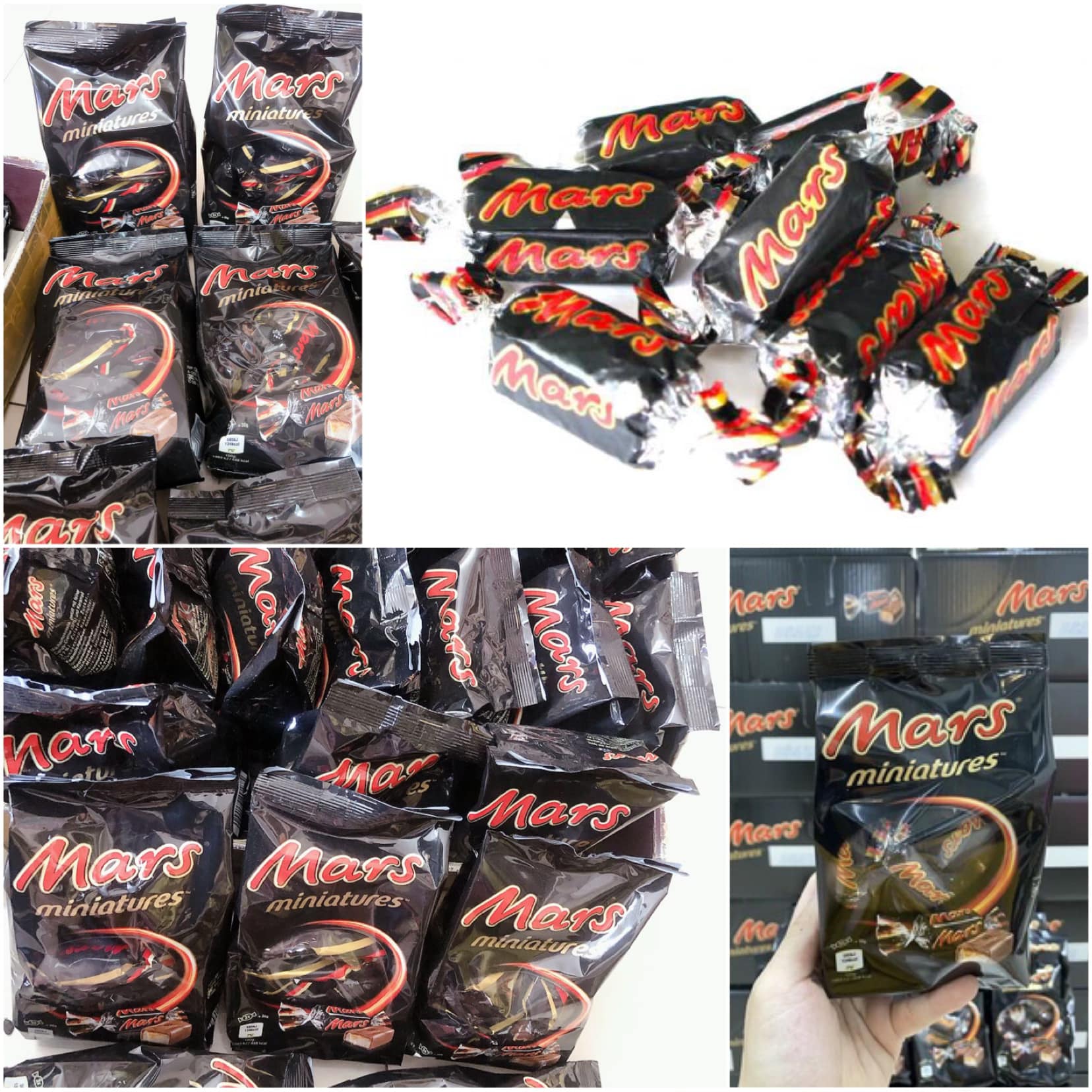 [NEW THÁNG 06/2026]Socola Minis Mars Miniatures Gói 220 Gram