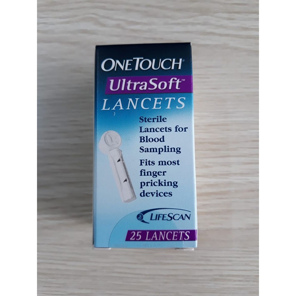 [HCM]KIM LẤY MÁU ONETOUCH ULTRASOFT (25 KIM)