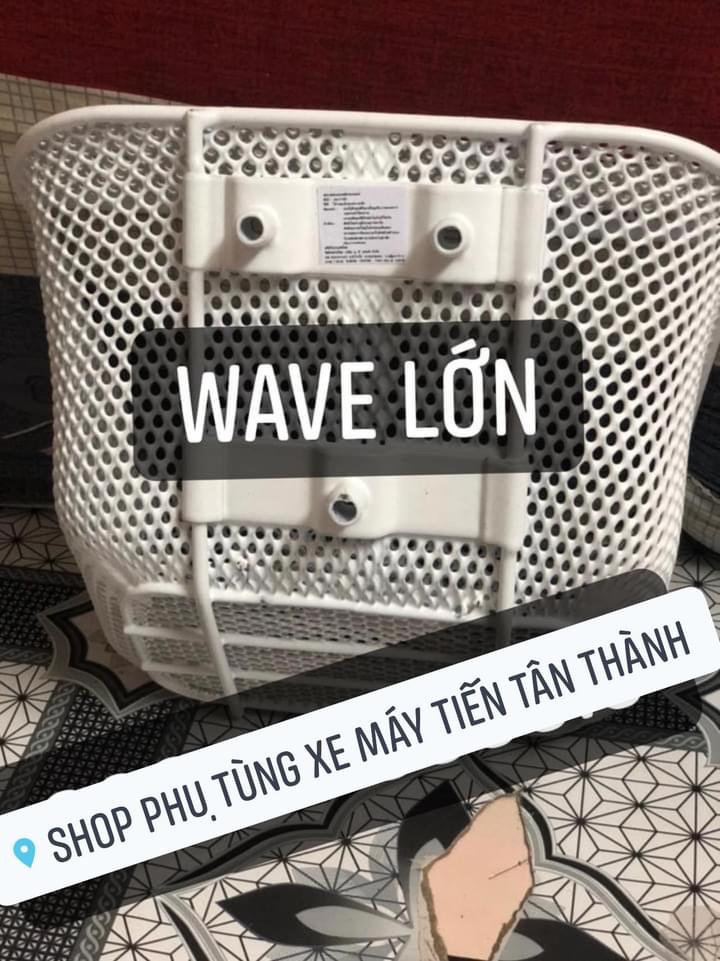 Rổ nhựa Xe máy WAVE FULED RS 100 MÀU TRẮNG