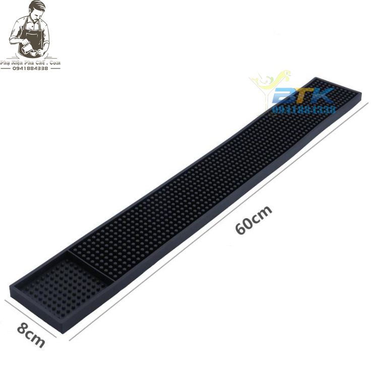 Thảm bar gai lớn 8x60cm, thảm cao su