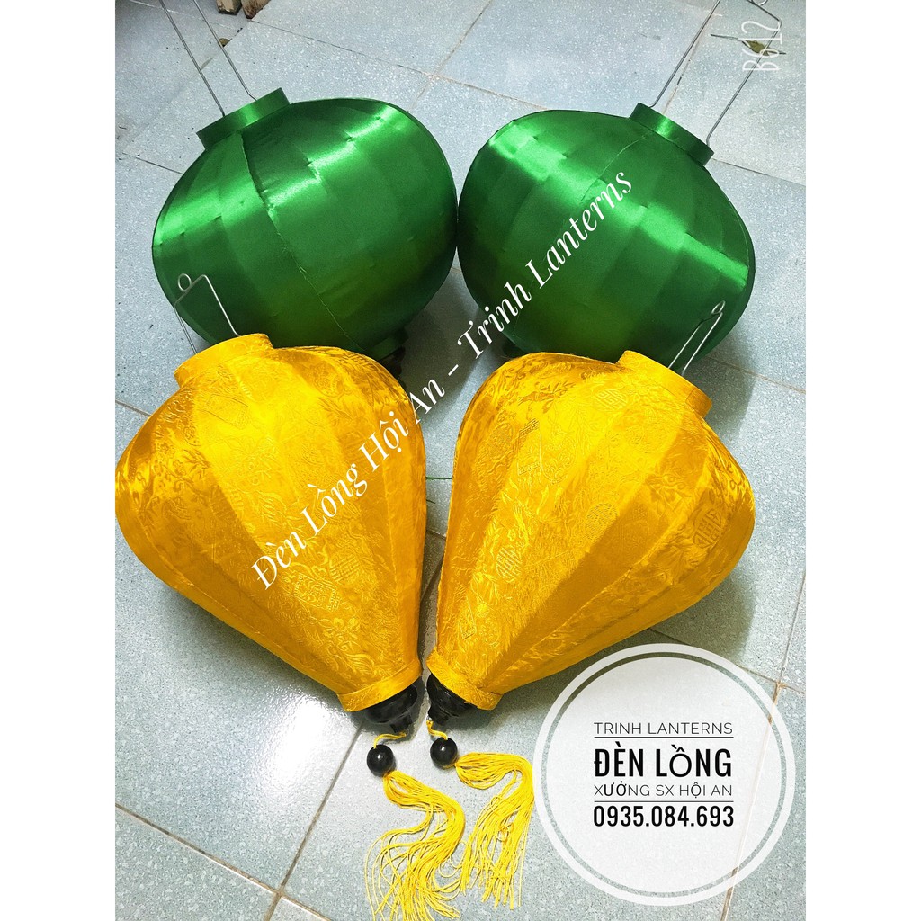 [Giá Tận Xưởng] Đèn lồng hội an_Lụa Tơ Tằm_(CÓ SẴN) Size 45CM sỉ ib zalo (mua 10 cái=sỉ)