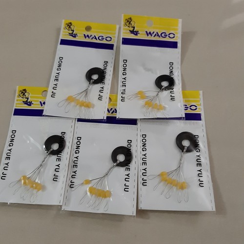 ( thanh lý ) combo 10 gói hạt chặn phao, chặn chì ( 1 gói 6 hạt )