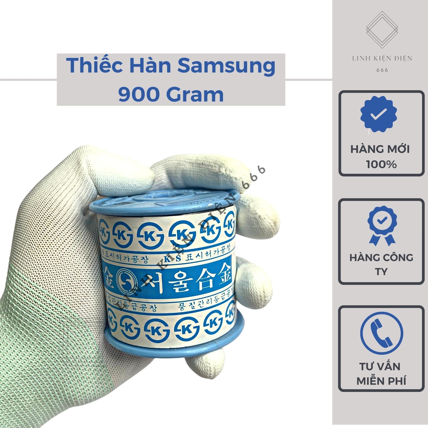 Thiếc Hàn Nhựa Thông Chì Hàn Thiết Hàn SamSung [900 Gram]