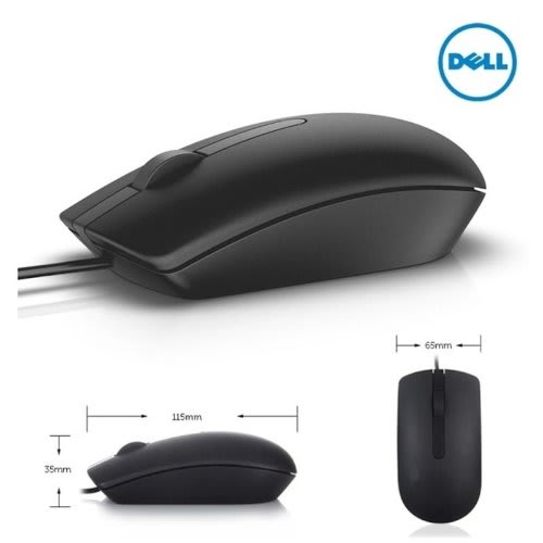Chuột máy tính có dây Dell MS116 chính hãng