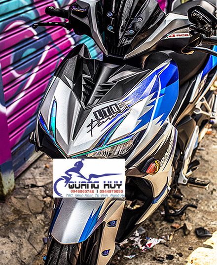 Tem Trùm WInner X Xanh Bạc,Team Decal WinnerX