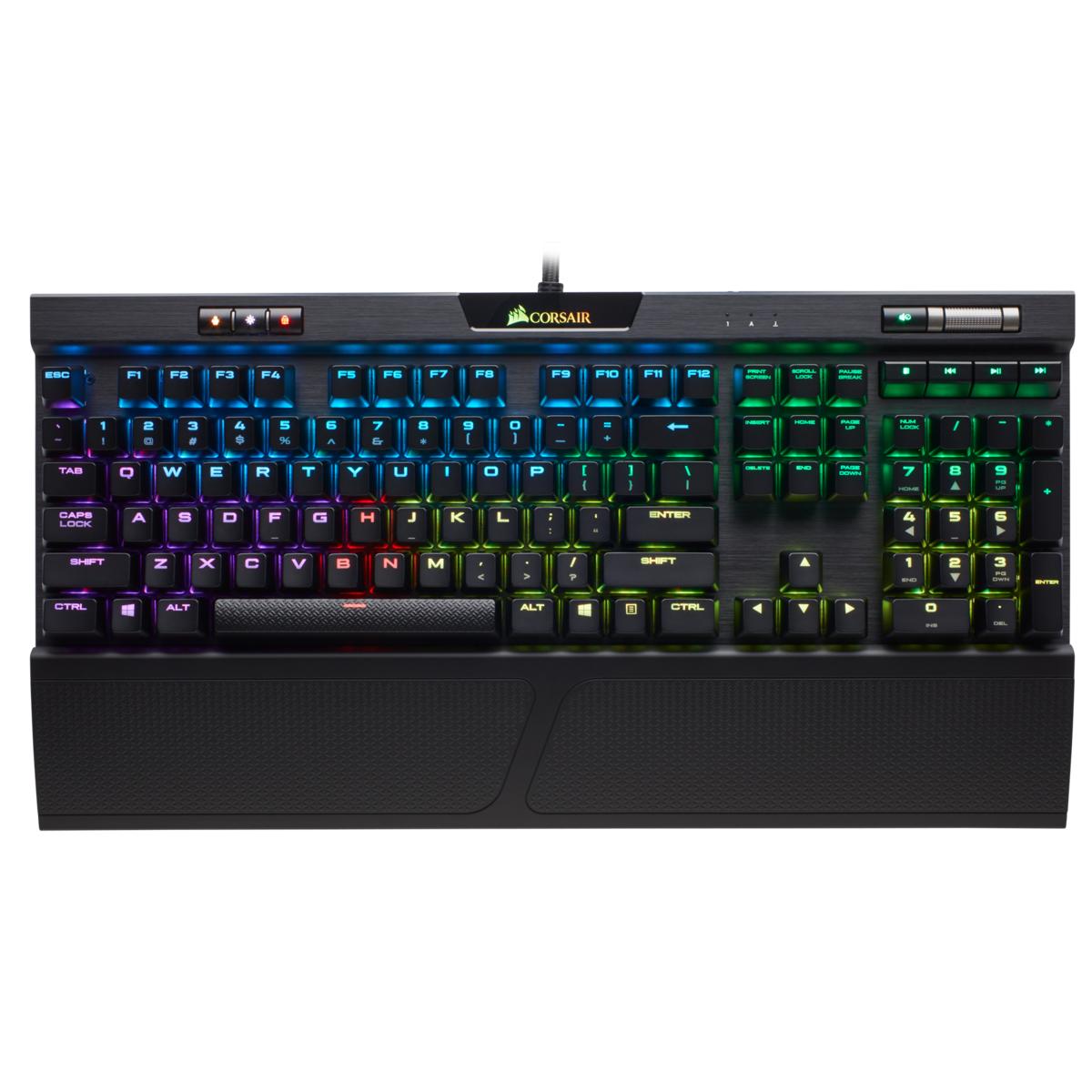 [Trả góp 0%]Bàn phím cơ Corsair K70 MK.2 MX Silent RGB