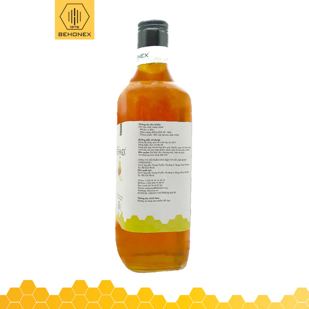 MẬT ONG XUẤT KHẨU BEHONEX 600 ML