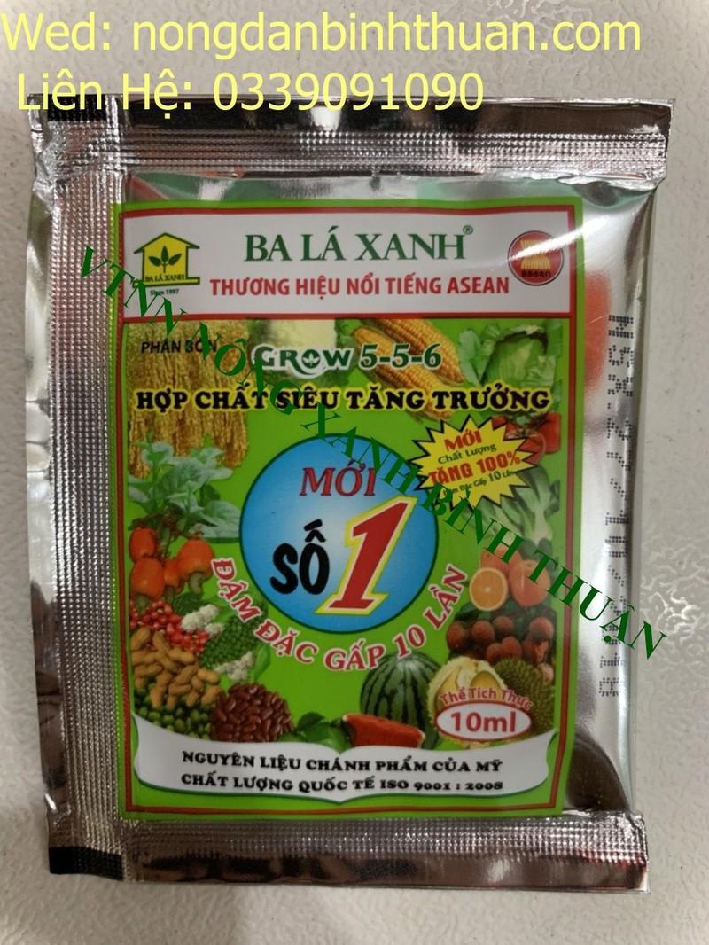 3 hộp phân bón lá ba lá xanh số 1