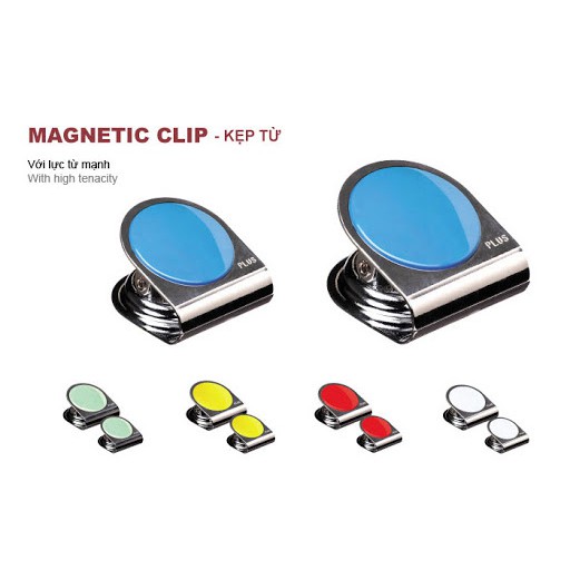 Kẹp từ tính Plus Nhật Bản cỡ Trung và cỡ To,nam châm treo đồ xuất Nhật Bản