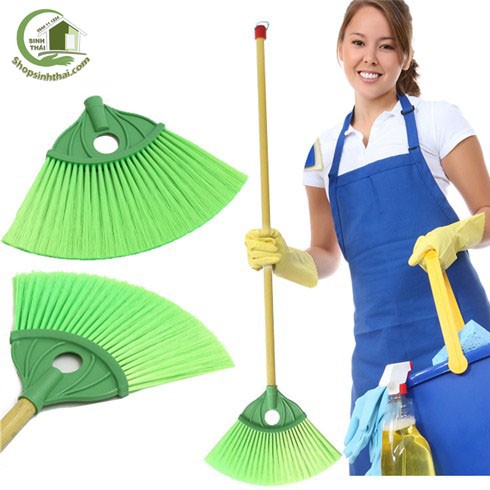 [HCM]Chổi cước nhựa quét nhà Song Long chổi quét nước dạng quạt - giao màu ngẫu nhiên
