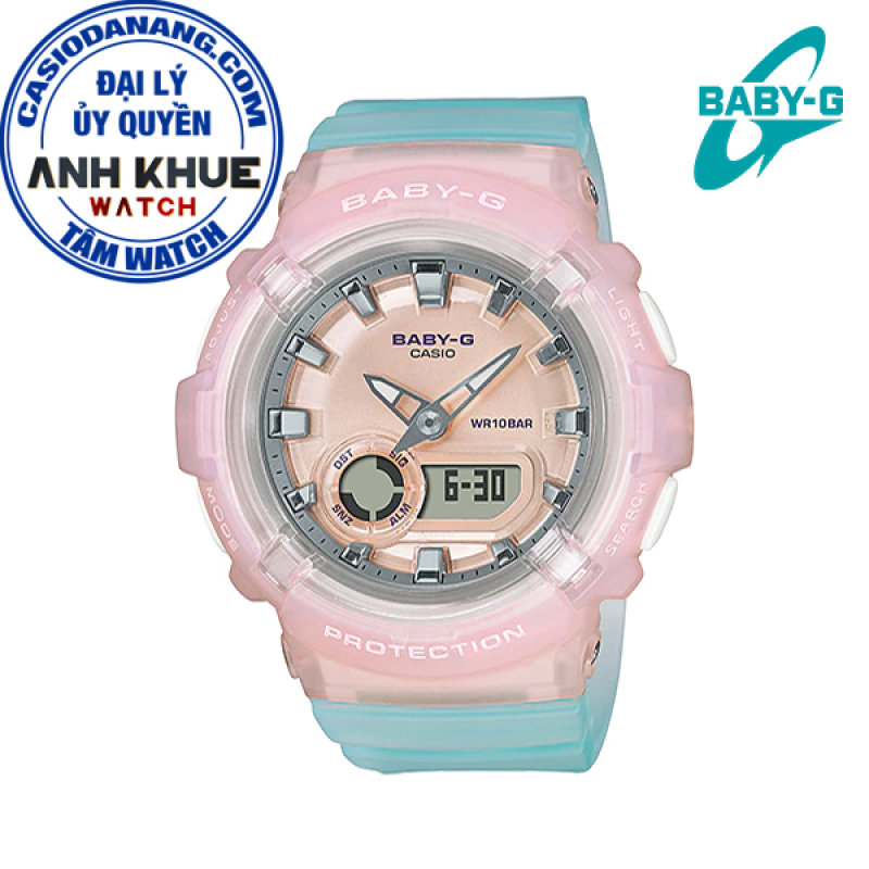 Đồng hồ nữ dây nhựa Casio Baby-G chính hãng Anh Khuê BGA-280-4A3DR (43mm)