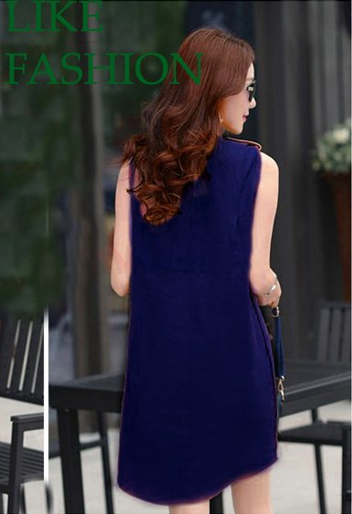 Đầm Jeans Tia Kéo Ngực Cao Cấp D583 ( KHÔNG KÈM NỊT )