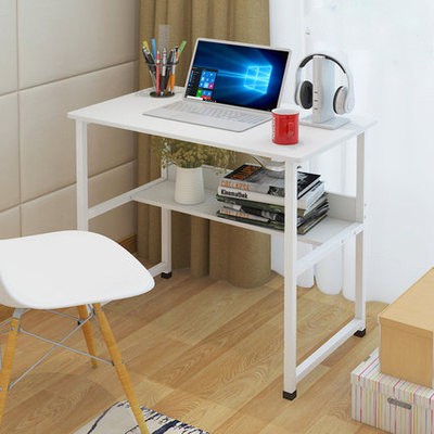 Bàn làm việc ,bàn có kệ lửng BKL01T (full phụ kiện tuvit lục giác ốc vít)