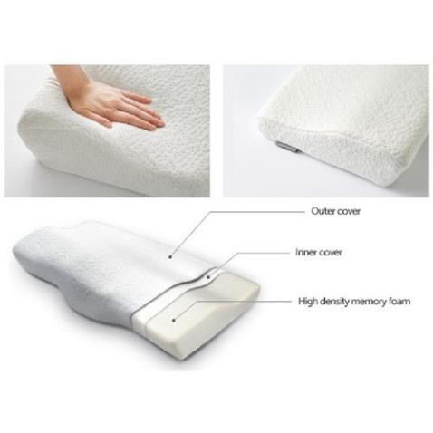Gối Cong Lock&Lock Memory Foam Hlw111 50 X 30 X 10 Cm