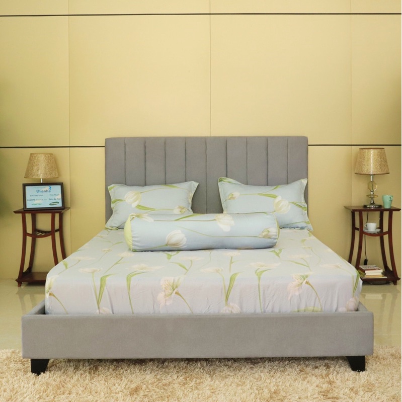 Bộ drap gối Tencel Premium Hometex 4 món