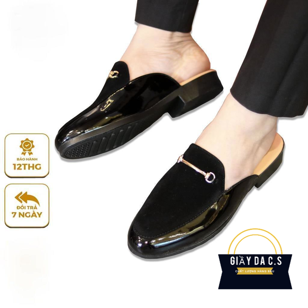 Giày sục nam, sục nam công sở Xoăn Shop L194