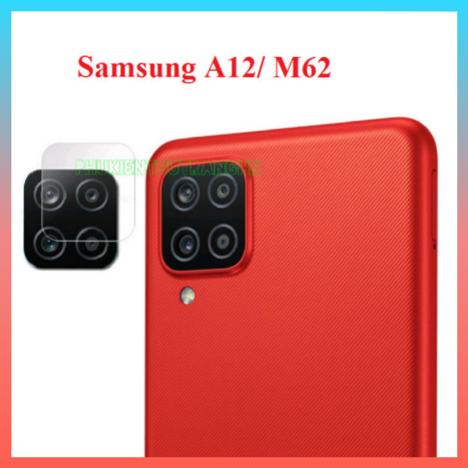 Dán cường lực nano bảo vệ camera Samsung A12/ M12/ M62 chống trầy xước bụi bẩn