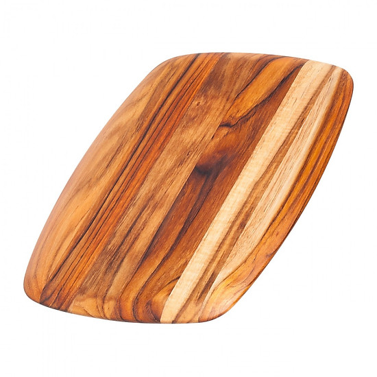 Thớt gỗ Teak chữ nhật bo đầu Oval CNO