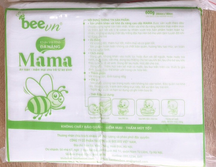Khăn vải khô đa năng