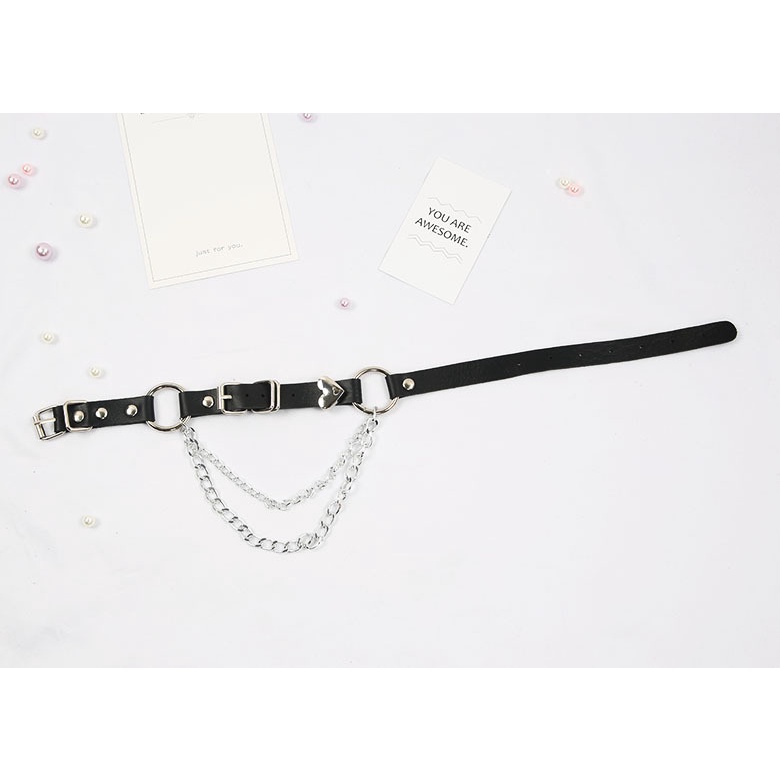 Choker da - Vòng cổ da - Garter da - Choker da đeo đùi