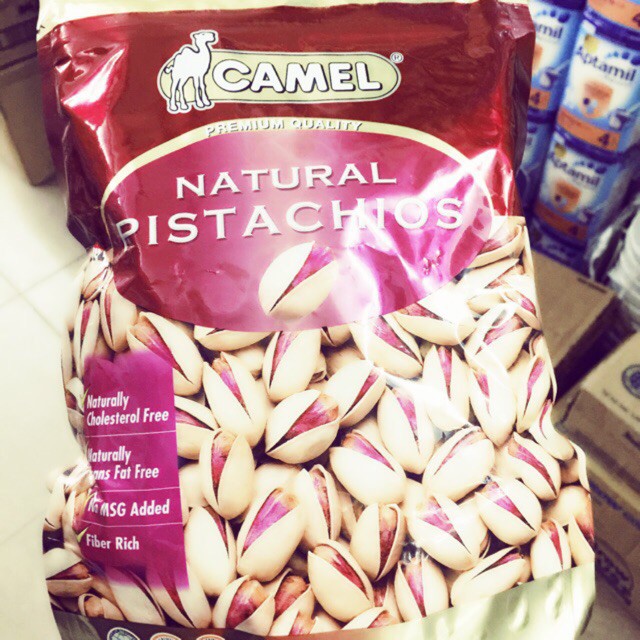 Hạt dẻ cười Singapore Camel Pistachios 400g (date: tháng 2/2023)